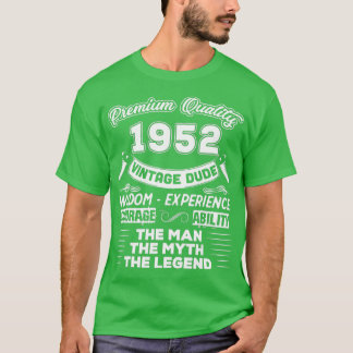 Mens The Man Myth Legend Vintag 1952 70. Birthda T-Shirt