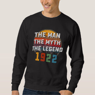 Mens The Man Myth Legend Vintag 2012 10. Birthda Sweatshirt