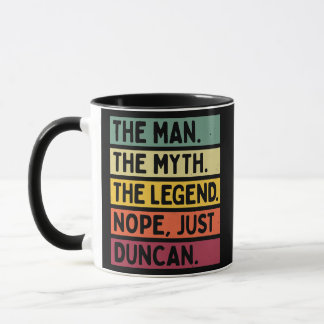 Mens The Man The Myth The Legend NOPE Just Duncan Tasse