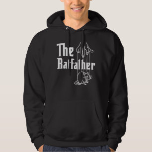 Mens the Ratvater Rat Vater Rodent Animal Fathers Hoodie