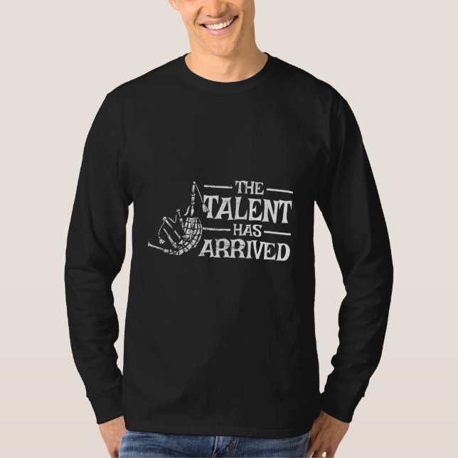 Mens The talent has arrived bagpiper bagpiping bag T-Shirt (Vorderseite)