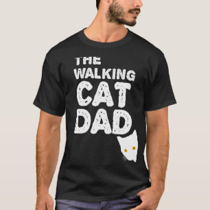Mens the Walking Cat Vater - Best Catdad nimmt sei T-Shirt