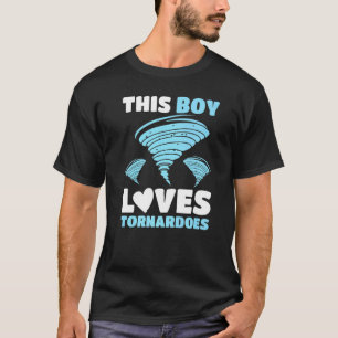 Mens This Boy Lieben Tornardo Meteorology Storm T-Shirt