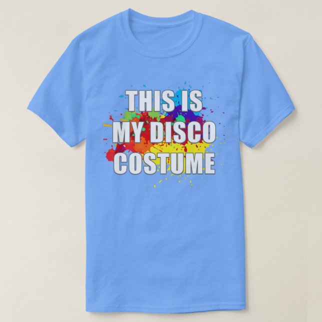 Mens This Is My Disco Anzug 80s Funky Night Retr T-Shirt (Design vorne)