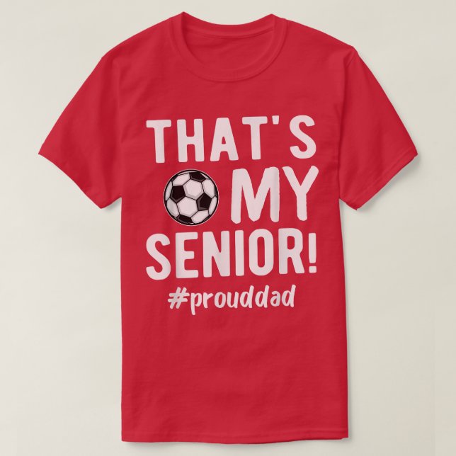 Mens Thmy Senior Soccer Senior Vater Senior Vater T-Shirt (Design vorne)