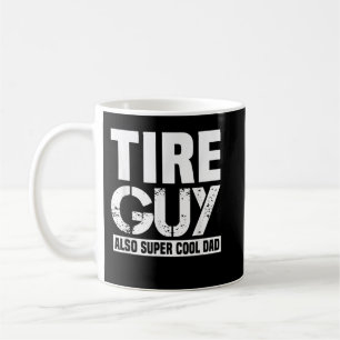 Mens Tire Typ witziger Automechaniker Vater Pater  Kaffeetasse