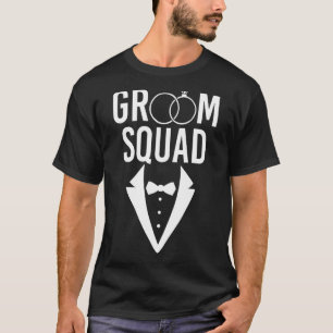 Mens Trauzeugen Hochzeit Bachelor Groom Squad Bach T-Shirt