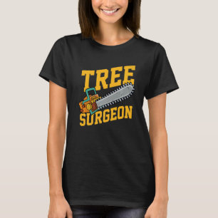 Mens Tree Chirurg arbeitet Handyman Mechan T-Shirt