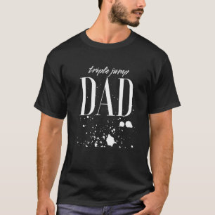 Mens Triple Jump Vater Track Tags Größter Lüfter P T-Shirt