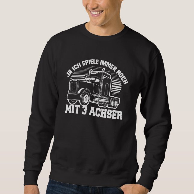 Mens Truck 3 - LKW-Fahrer Sweatshirt (Vorderseite)