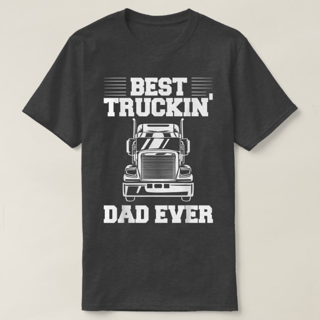 Mens Truck Driver Outfit Truck Driving Best Trucki T-Shirt (Design vorne)