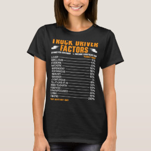 Mens Truck Driver Trailer Truck Trucker Fahrzeug J T-Shirt
