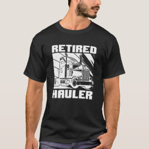 Mens Truck Fahrer LKW müde Big Rig Alt M T-Shirt