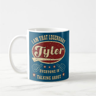 Mens Tyler Ich bin der legendäre Tyler Kaffeetasse