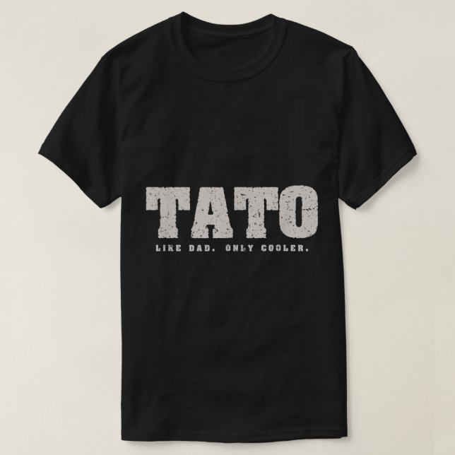 Mens Ukrainian Tato Shirt Ukrainian Dad Father Gif (Design vorne)