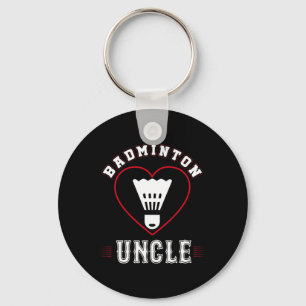 Mens Uncle Dminton spendet Funny Vatertag Sport Schlüsselanhänger