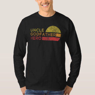 Mens Uncle Godvater Herausgeber für Lieblings Onke T-Shirt