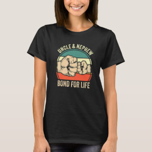 Mens Uncle & Nephew Bond for Life Nephew Uncles T-Shirt