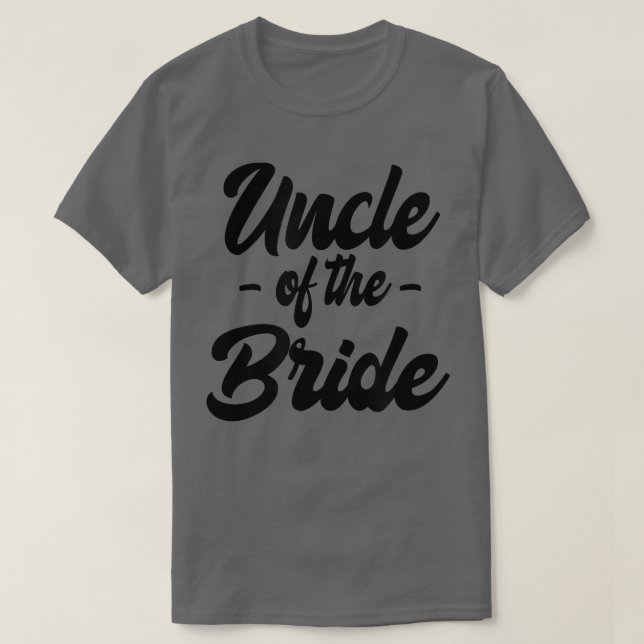 Mens Uncle of the Bride  Distressed  T-Shirt (Design vorne)