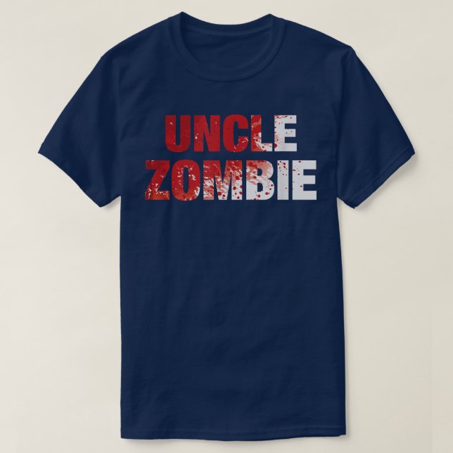 Mens Uncle Zombie Halloween-Kostüm  T-Shirt (Design vorne)