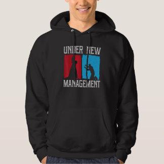 Mens Under New Management Groom Wedding Bachelor P Hoodie