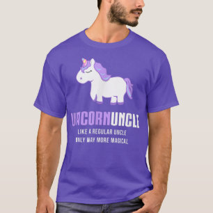 Mens Unicorn Onkel , Niedliches magisches Geschenk T-Shirt
