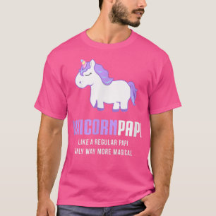 Mens Unicorn Papi, Niedliches magisches Geschenk d T-Shirt