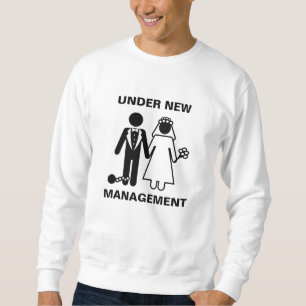 Mens unter der neuen Leitung Funny Novelty Wedding Sweatshirt