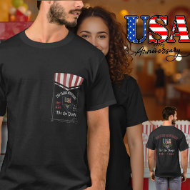 Men's US 250 We the People Pocket-Style Patriotic T-Shirt