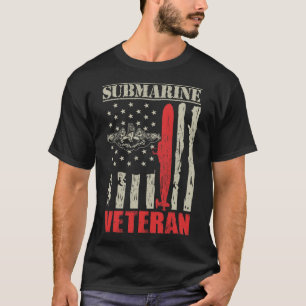 Mens US Militär-U-Boot-Geschenk für ein Veteran-Su T-Shirt