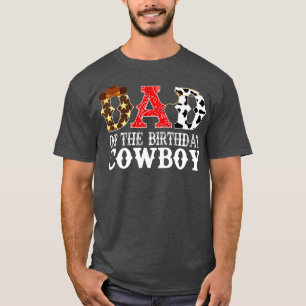 Mens Vater 1. Geburtstag Cowboy Western Rodeo P T-Shirt