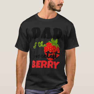 Mens Vater Berry 1. Geburtstag Strawberry Thema Sw T-Shirt