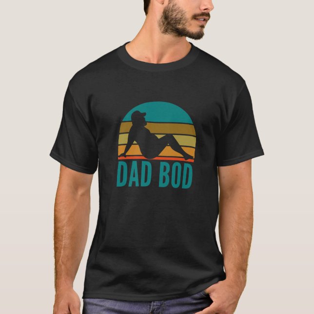 Mens Vater Bod Funny Father Joke T-Shirt (Vorderseite)