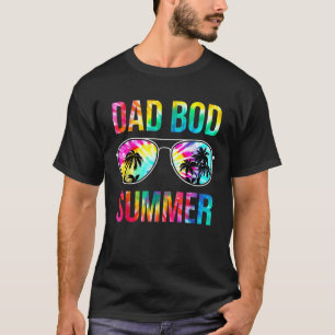 Mens Vater Bod Summer Sonnenbrille Gefärbte Krawat T-Shirt
