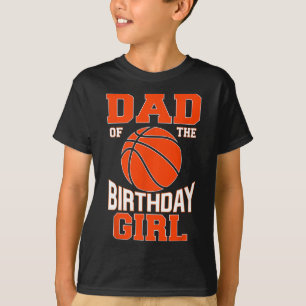 Mens Vater Bysketbyll Birthday Girl Family Byller T-Shirt