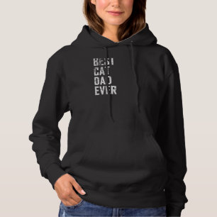 Mens Vater Day Vintag Beste Katze Vater je Hoodie