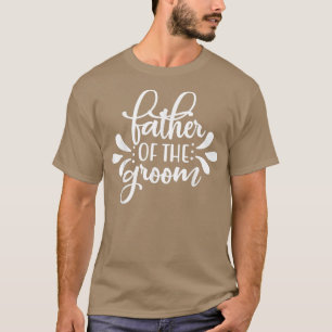 Mens Vater der Groom Matching Wedding und Bach T-Shirt