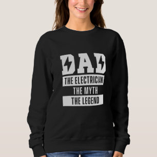 Mens Vater Electrical Lineman Handwerker Vater Hoh Sweatshirt