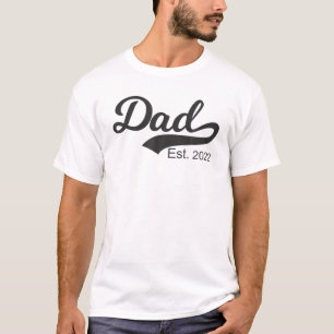 Mens Vater Est. 2022 Neuankündigung des Vaters de T-Shirt
