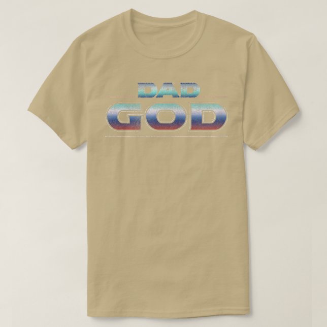Mens VATER GODNot a SAD GOD, sondern ein VATER GOD T-Shirt (Design vorne)