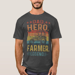 Mens Vater Hero Bauer Legend Vintager Bauer Vater  T-Shirt