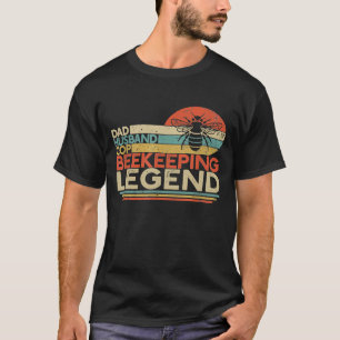 Mens Vater Husband Polizist Bienenzucht Legend Pol T-Shirt