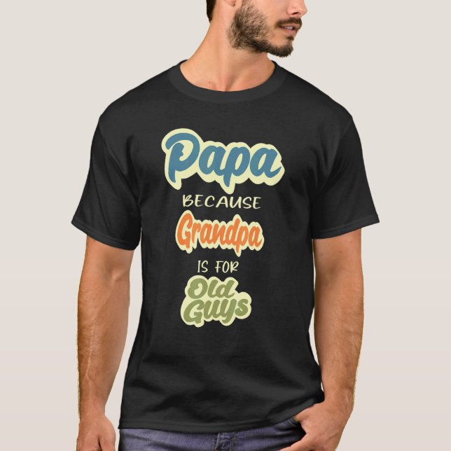 Mens Vater Idee für stolz Pater Stepfathers Pappy  T-Shirt (Vorderseite)
