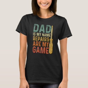 Mens Vater ist mein Name Reparaturen sind mein Spi T-Shirt