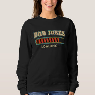 Mens Vater Jokes Laden Retro Vintag Vatertag Sweatshirt
