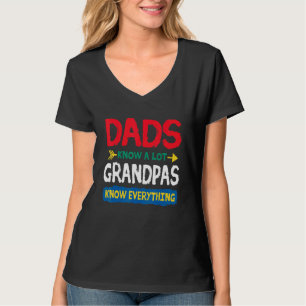 Mens Vater kennen eine Menge Grandpas wissen alles T-Shirt