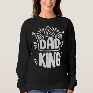 Mens Vater King Vater Stepfather Day Bester Vater Sweatshirt