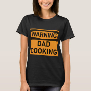 Mens Vater Kochen Witzige Warnungen GRILLEN Grille T-Shirt