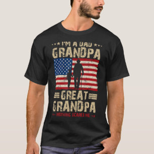 Mens Vater Opa Große Opa Nichts kümmert mich um T-Shirt