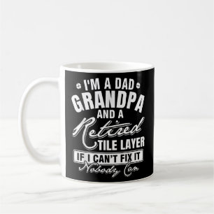 Mens Vater Opa und das Funny von den Fingern Kaffeetasse